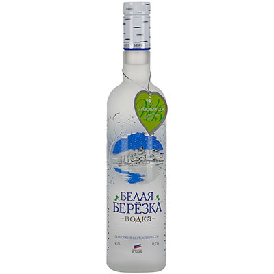 Водка Белая березка 40% 0,75 л